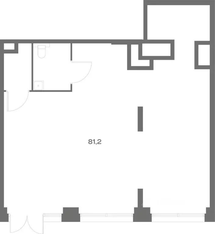 Помещение свободного назначения в Москва Часовая ул., 24С15 (81 м) - Фото 1