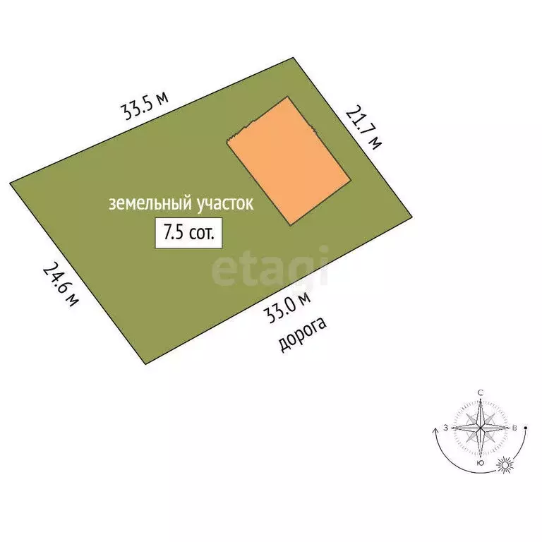 Дом в городской посёлок Ульяновка, Самойловская улица (158 м) - Фото 1