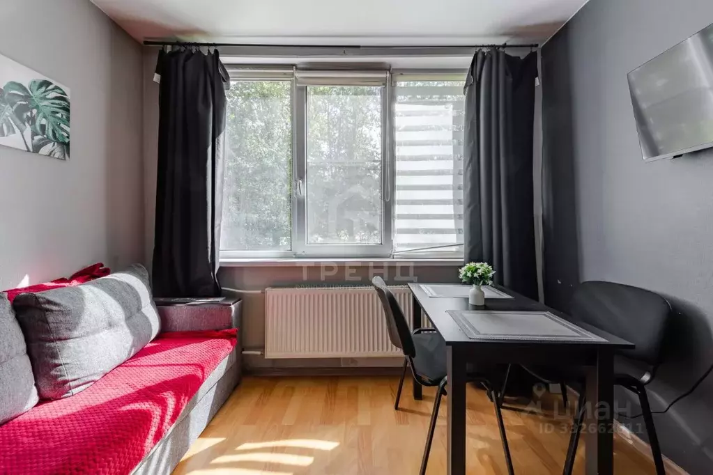 Студия Санкт-Петербург ул. Белы Куна, 15К1 (16.0 м) - Фото 2