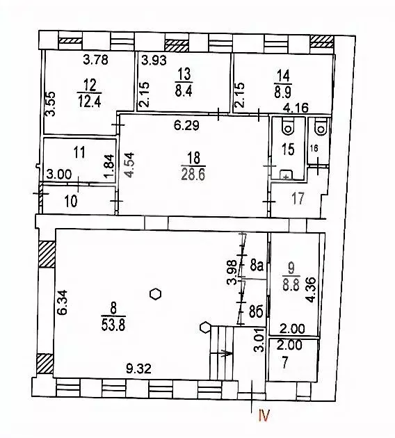 Помещение свободного назначения в Москва Новинский бул., 1/2 (147 м) - Фото 2