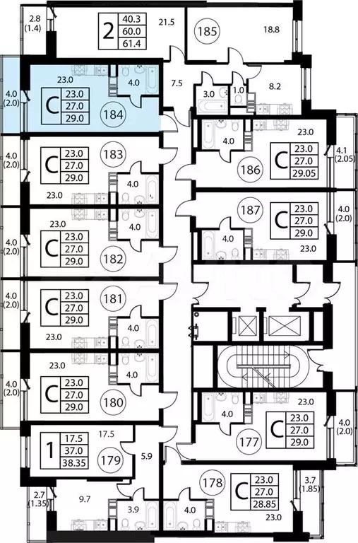 Квартира-студия, 29 м, 9/12 эт. - Фото 0