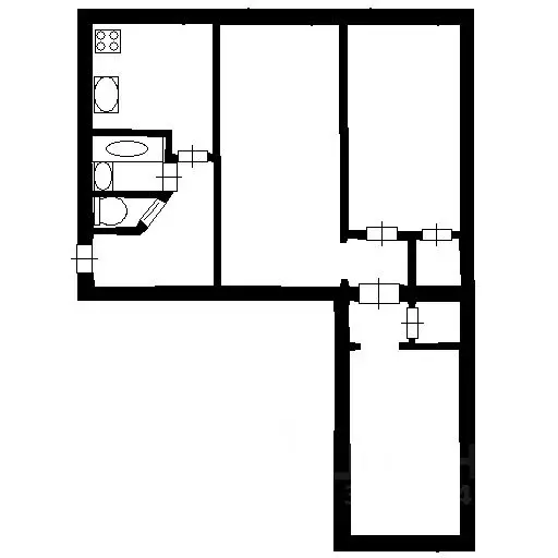 3-к кв. Санкт-Петербург ул. Васи Алексеева, 25 (56.9 м) - Фото 1