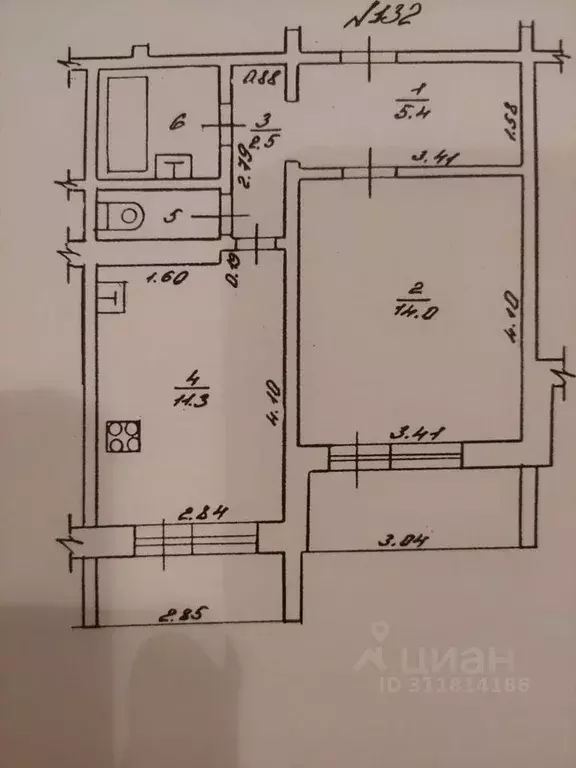 1-к кв. Тверская область, Конаково ул. Александровка, 3 (38.0 м) - Фото 1