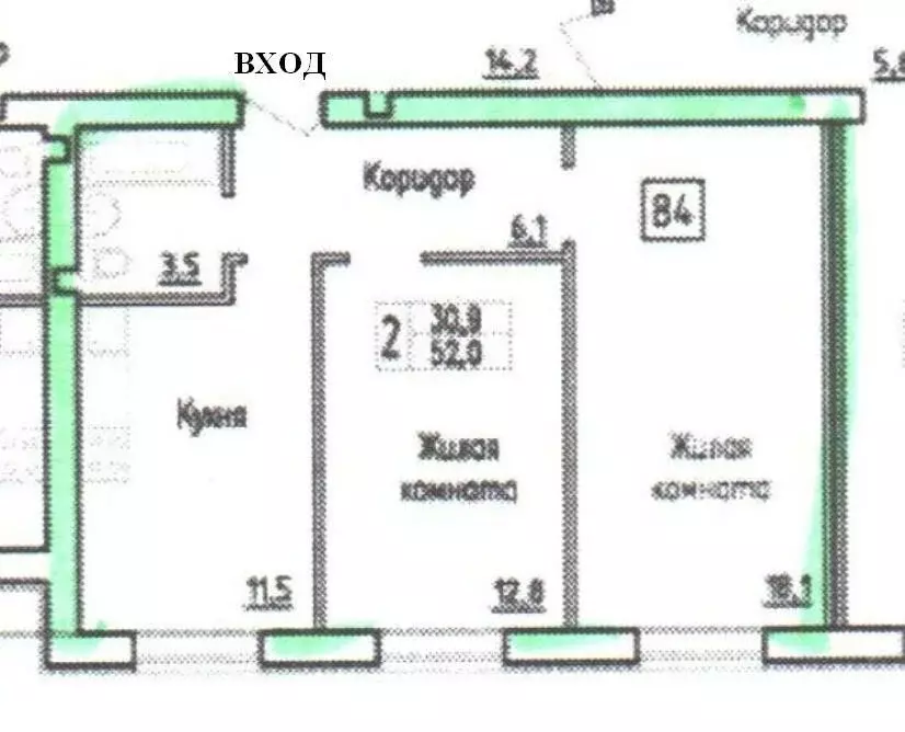 2-комнатная квартира: посёлок городского типа Стройкерамика, улица ... - Фото 1