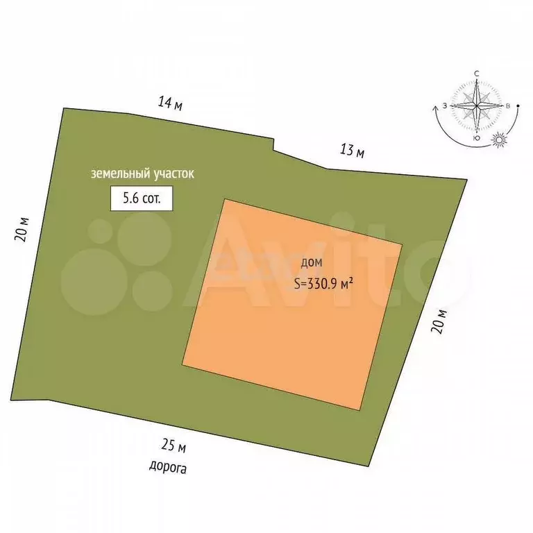 Дом 330,9 м на участке 5,6 сот. - Фото 0
