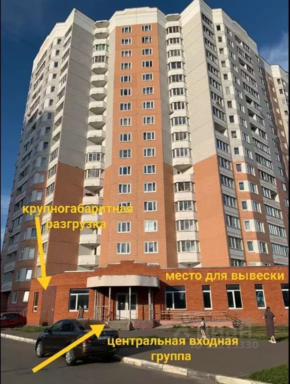 Помещение свободного назначения в Тверская область, Тверь Оснабрюкская . - Фото 1