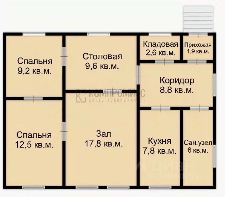 Дом в Краснодарский край, Абинский район, Холмское с/пос, Холмская ... - Фото 2