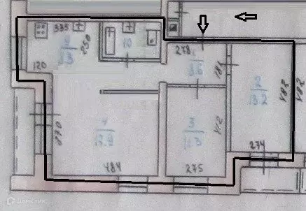 Продаётся 3-к квартира, 64.3 м - Фото 0