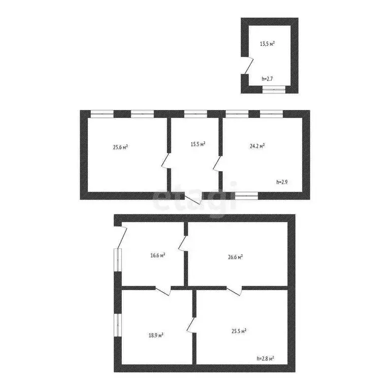 Дом в Экажево, улица Победы (84.163 м) - Фото 1