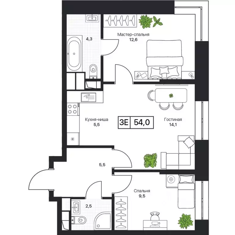 2-к кв. Московская область, Пушкино Пушкино Град жилой комплекс, к3 ... - Фото 1