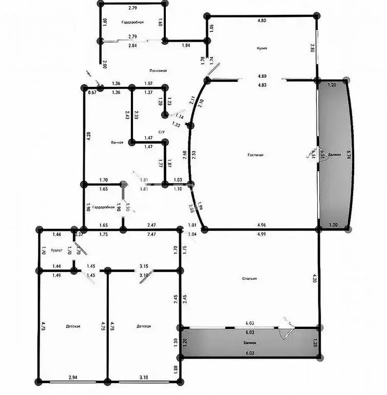 4-комнатная квартира: Москва, 2-й Сетуньский проезд, 13к2 (170 м) - Фото 1