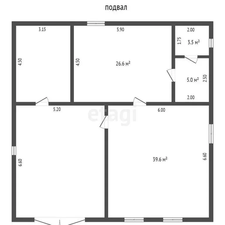 Дом в Городище, улица Александра Матросова (249 м) - Фото 1