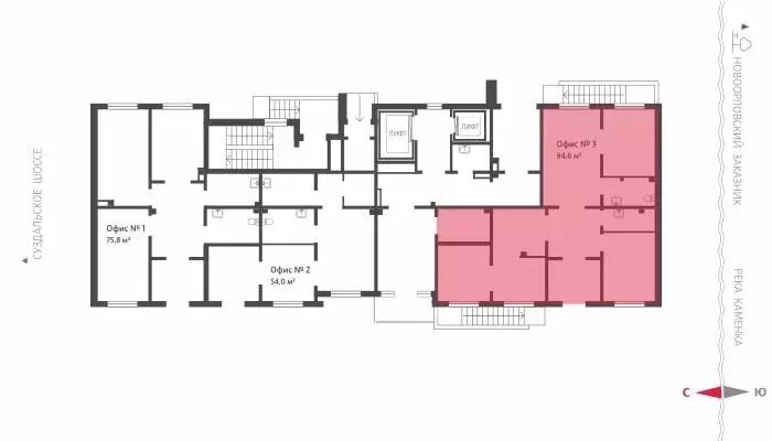 Офис (94.6 м) - Фото 2