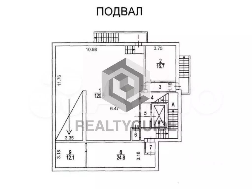 1225 м2 Административное здание  Доброслободская, 8с4  B - Фото 0