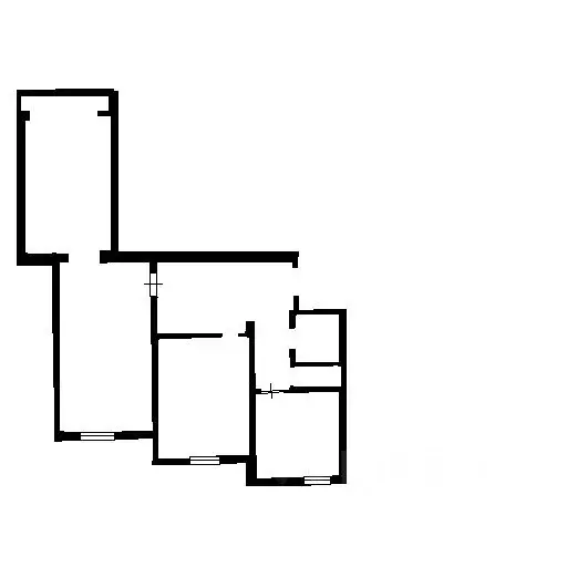 2-к кв. Ленинградская область, Всеволожский район, пос. Щеглово 54 ... - Фото 2