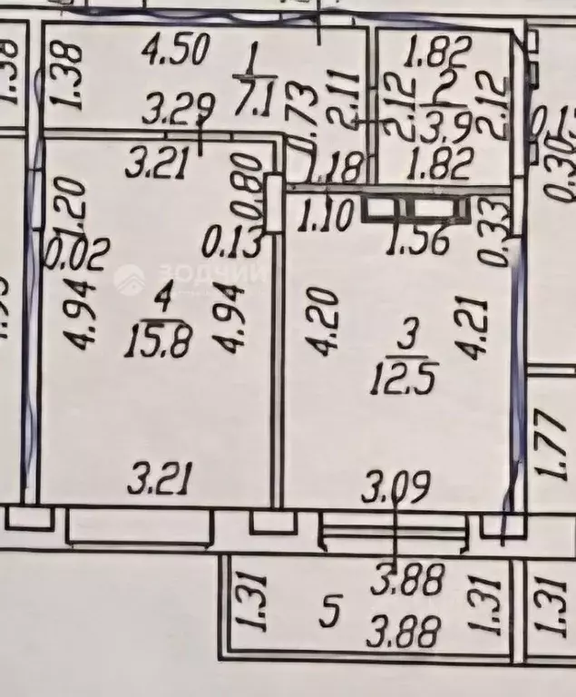 1-к кв. Чувашия, Чебоксары Ярмарочная ул., 16 (41.8 м) - Фото 2