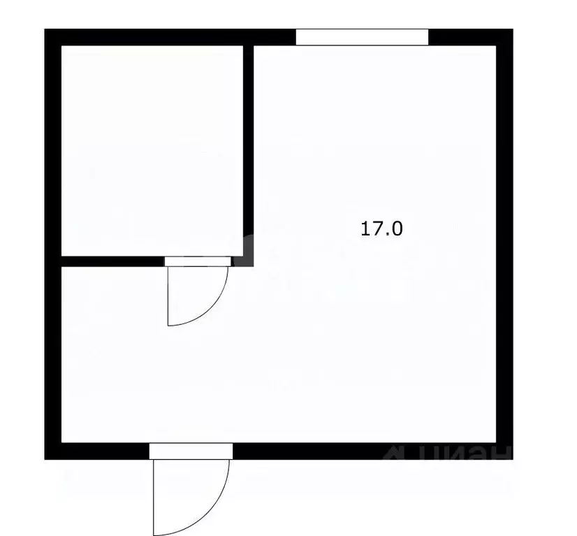1-к кв. Краснодарский край, Сочи ул. Ленина, 276 (18.5 м) - Фото 1