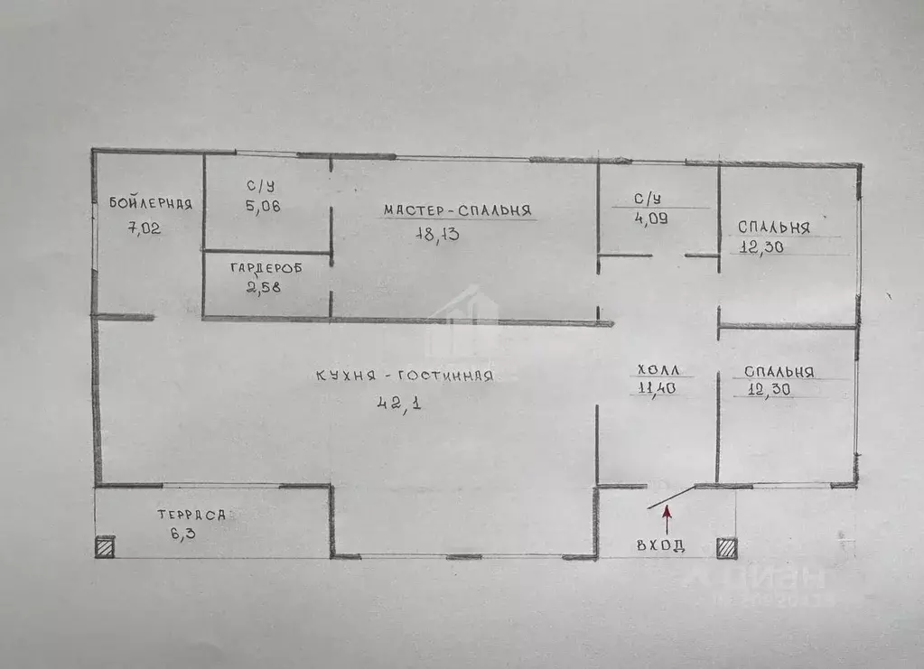 Дом в Калининградская область, Гурьевский муниципальный округ, пос. ... - Фото 2