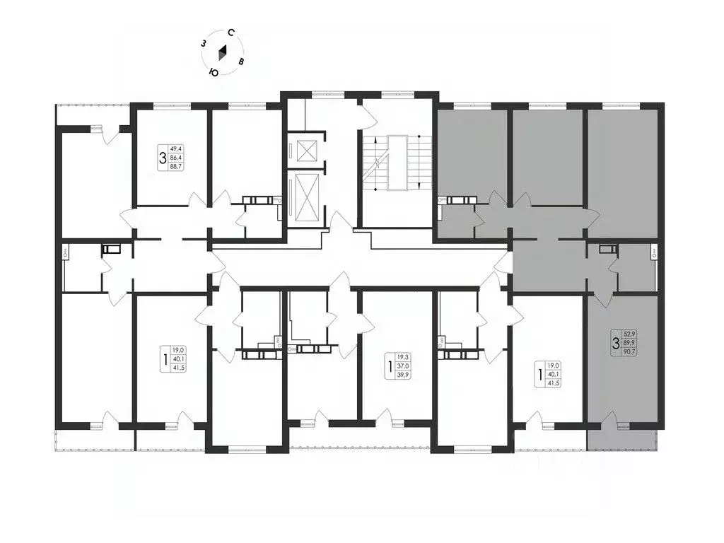3-к кв. Воронежская область, Воронеж Первое Мая мкр, Май жилой ... - Фото 2