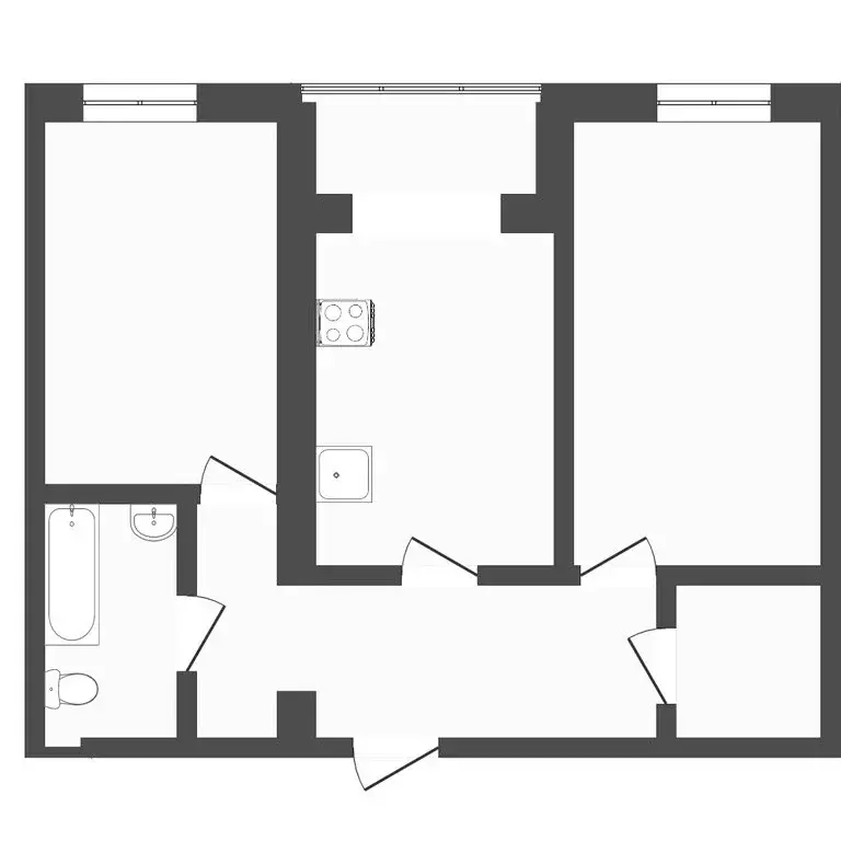 2-комнатная квартира: Тюмень, улица Михаила Сперанского, 33/1 (53.6 м) - Фото 1