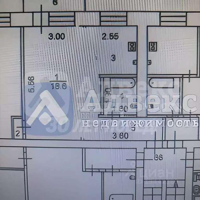 1-к кв. Тюменская область, Тюмень Одесская ул., 53 (33.0 м) - Фото 2