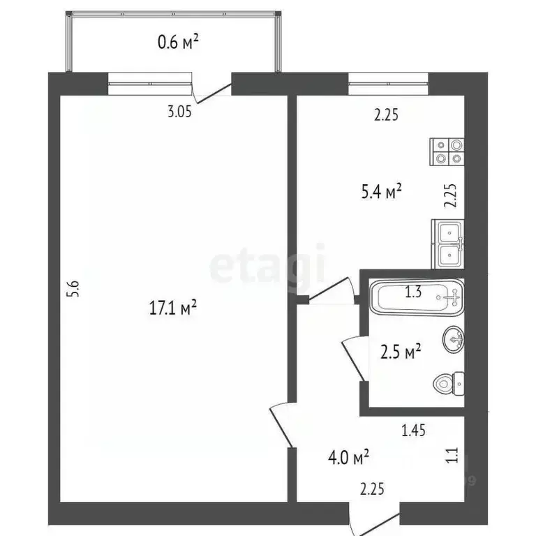 2-к кв. Мордовия, Рузаевка ул. Ухтомского, 16 (40.0 м) - Фото 1