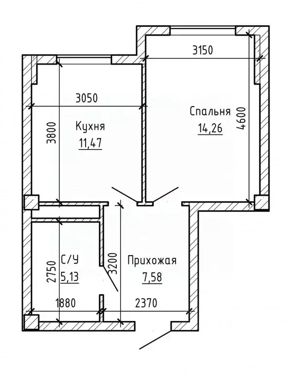 1-к кв. Кабардино-Балкария, Нальчик ул. Атажукина, 155 (38.25 м) - Фото 2