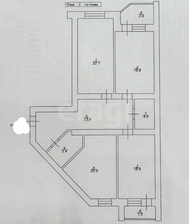 3-к кв. Татарстан, Казань ул. Академика Лаврентьева, 11 (116.0 м) - Фото 2