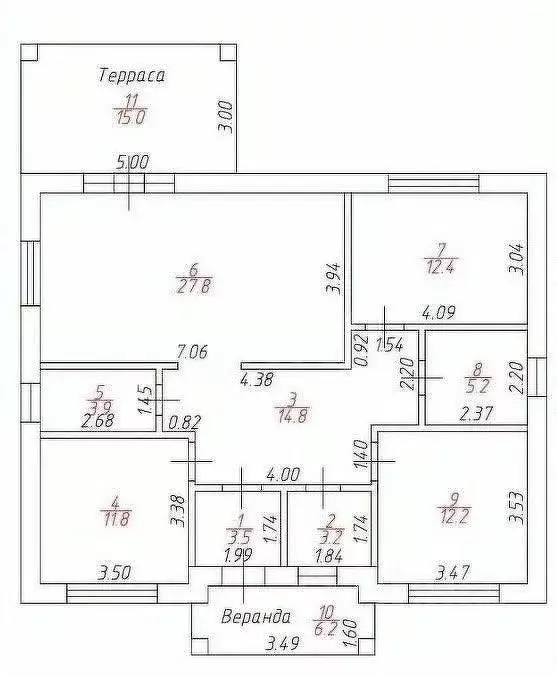 Дом в Белгородская область, Белгородский район, Пушкарское с/пос, с. ... - Фото 2