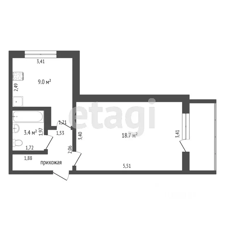 1-к кв. Мордовия, Саранск ул. Тани Бибиной, 7 (37.0 м) - Фото 1