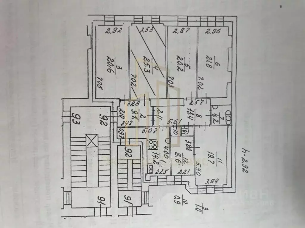 Комната Санкт-Петербург Чкаловский просп., 52 (25.3 м) - Фото 2