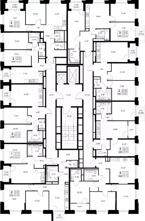 1-к кв. Мурманская область, Мурманск Долина Уюта тер.,  (34.94 м) - Фото 2