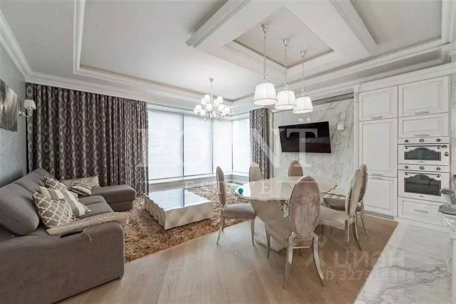 3-к кв. Москва 2-я Звенигородская ул., 11 (98.0 м) - Фото 1