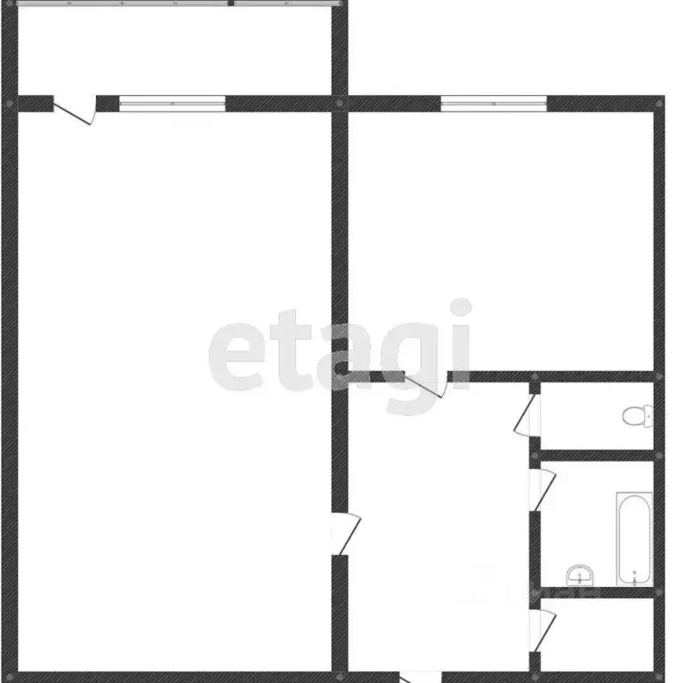 1-к кв. Ямало-Ненецкий АО, Новый Уренгой Восточный мкр, 3/5 (33.0 м) - Фото 1