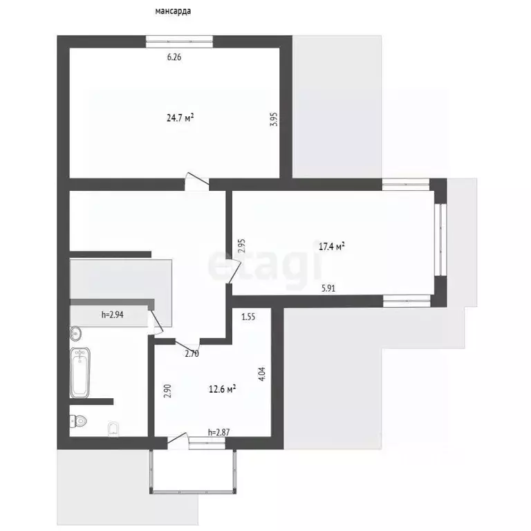 Дом в Ханты-Мансийский АО, Лянтор Сургутский район, пер. Новый (321 м) - Фото 2