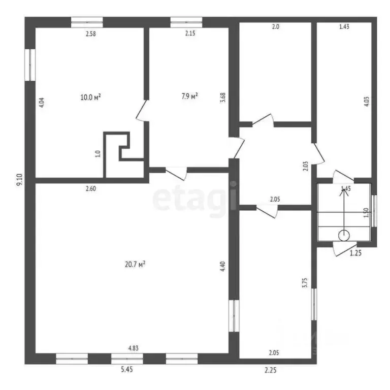 Дом в Белгородская область, Корочанский район, Бубновское с/пос, с. ... - Фото 2