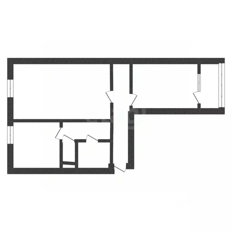 2-к кв. Воронежская область, Воронеж бул. Пионеров, 26 (45.6 м) - Фото 2