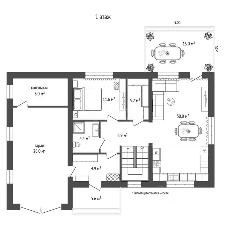 Дом в Тюменская область, Тюменский район, с. Кулаково ул. Звездная ... - Фото 1