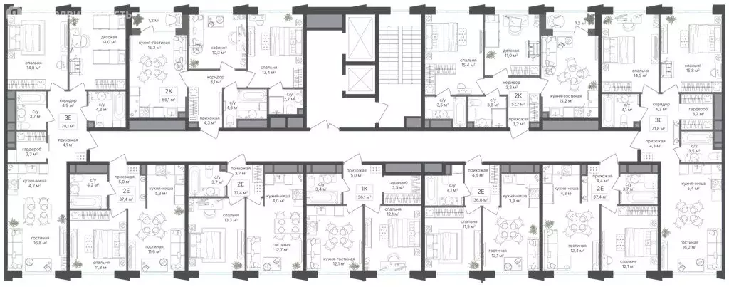 2-комнатная квартира: Москва, Михалковская улица, 48 (57.2 м) - Фото 2