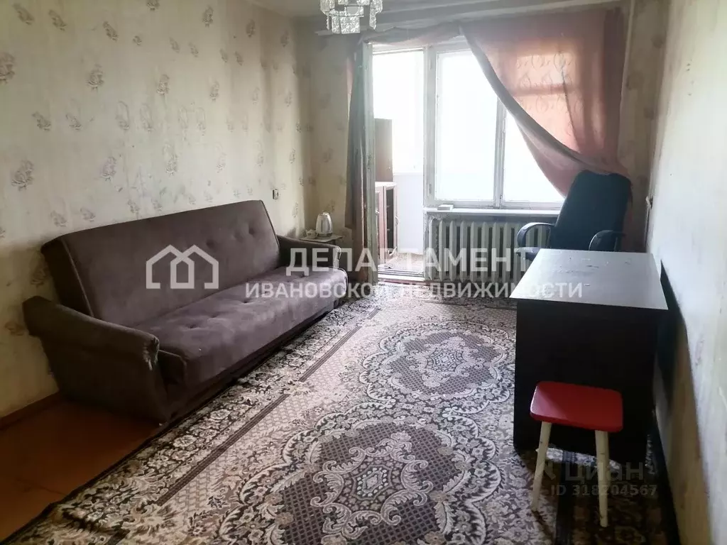 2-к кв. Ивановская область, Тейково Шестагинская ул., 50 (49.0 м) - Фото 0