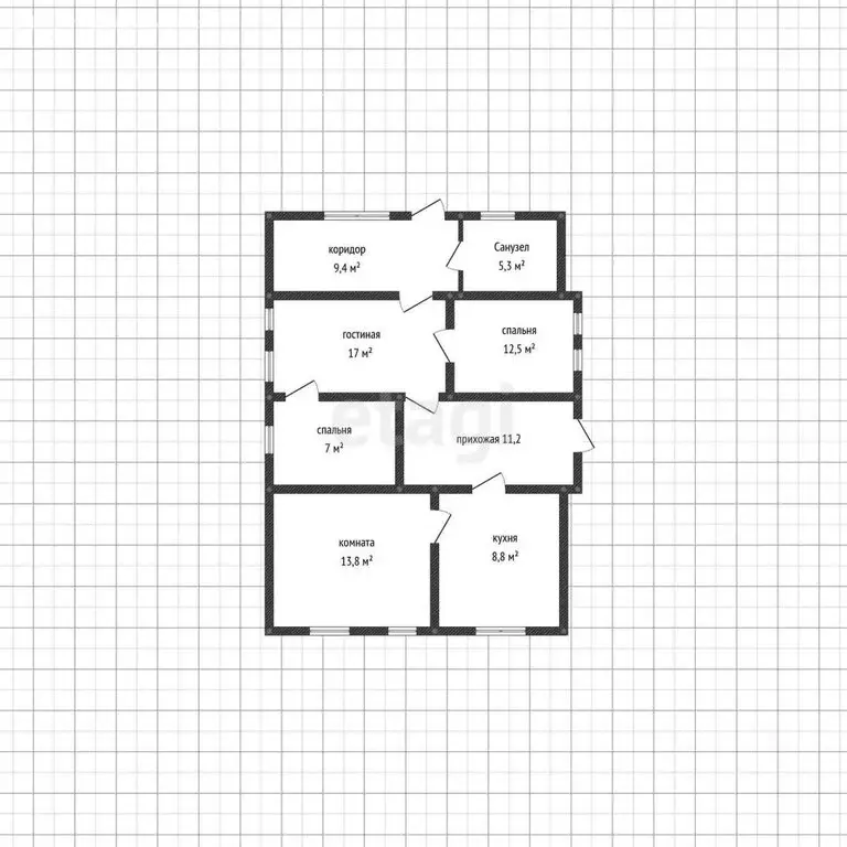 Дом в Майкоп, улица Горького (84.4 м) - Фото 2