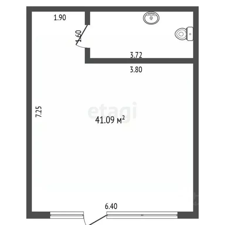 Торговая площадь в Тюменская область, Тюмень Олимпийская ул., 9/1 (41 ... - Фото 2