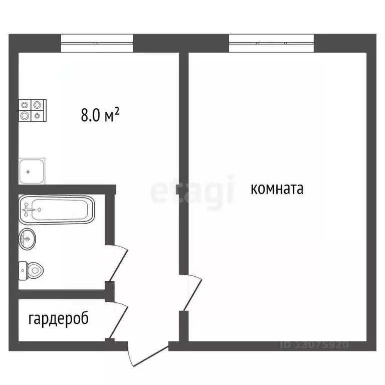 1-к кв. Ярославская область, Ярославль ул. Батова, 1 (37.2 м) - Фото 2