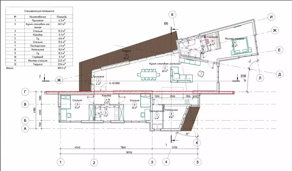 Дом в посёлок Габиевский, квартал Иволга, 48 (275 м) - Фото 2
