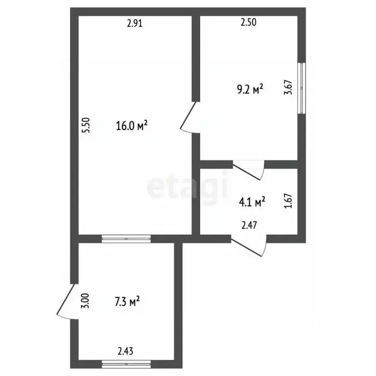 Дом в Крым, Сакский район, Лесновское с/пос, с. Прибрежное ул. ... - Фото 2