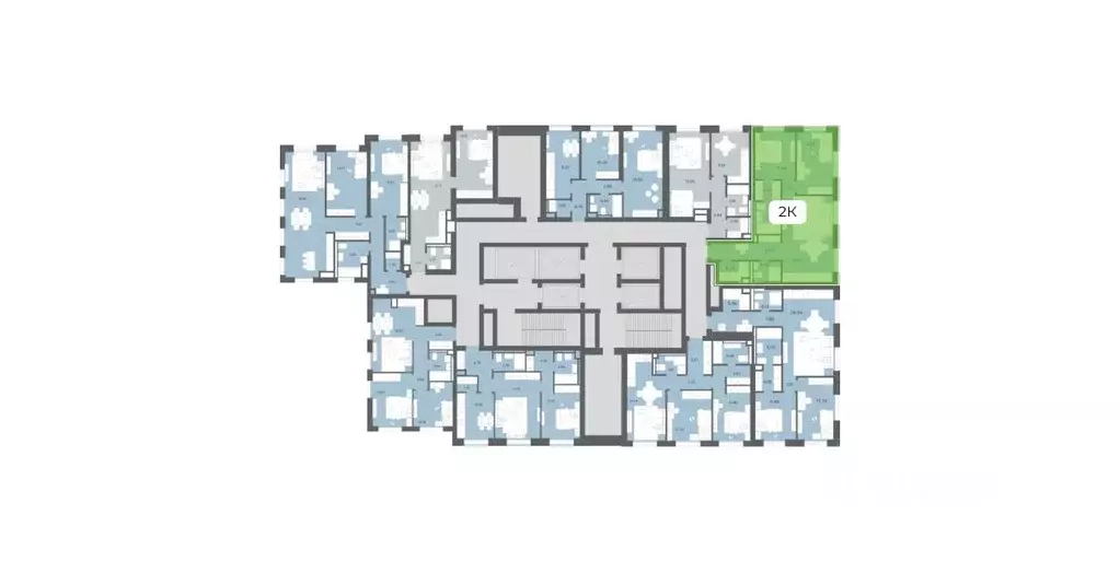 2-к кв. Москва Ультима Сити жилой комплекс (74.37 м) - Фото 2