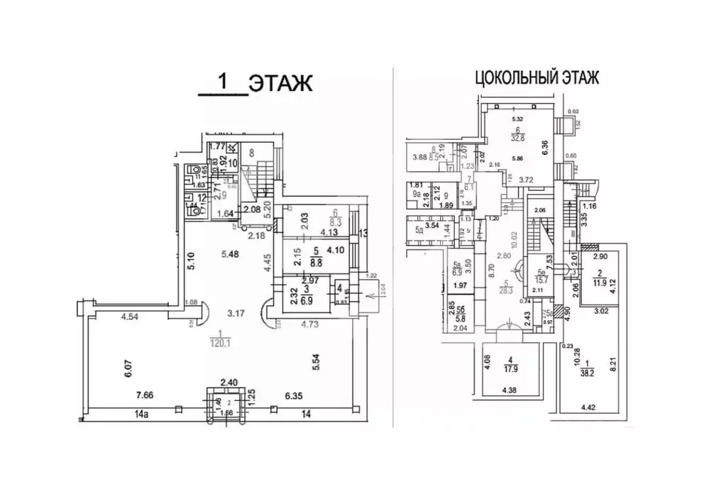 Торговая площадь в Москва Комсомольский просп., 15С2 (387 м) - Фото 1