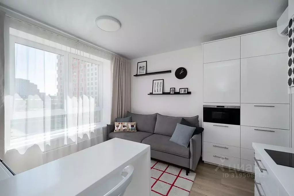 Студия Москва ул. Саларьевская, 10к2 (19.2 м) - Фото 0