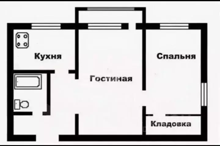2-к кв. Московская область, Подольск ул. Маштакова, 5б (40.8 м) - Фото 0