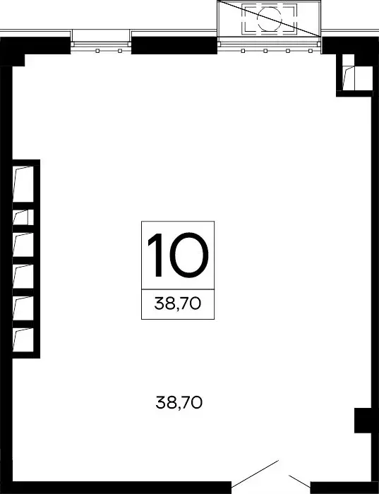 Помещение свободного назначения (38.7 м) - Фото 1